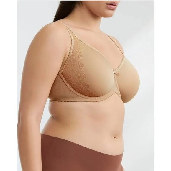 Wacoal Retro Chic Lightly Padded Lace Accents Full Coverage Bra Bundle(2), 32DD - Picture 1 of 14